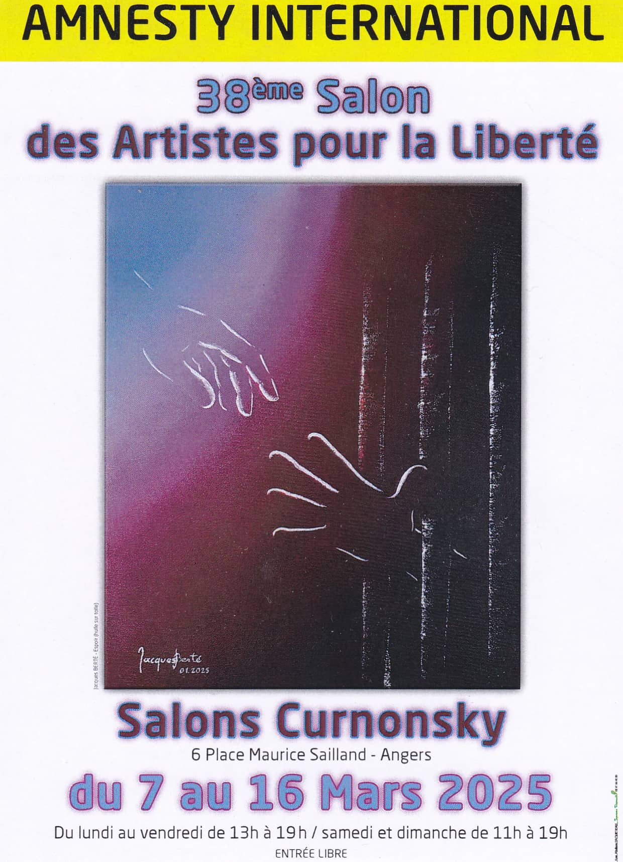 38éme salon des « Artistes pour la liberté »